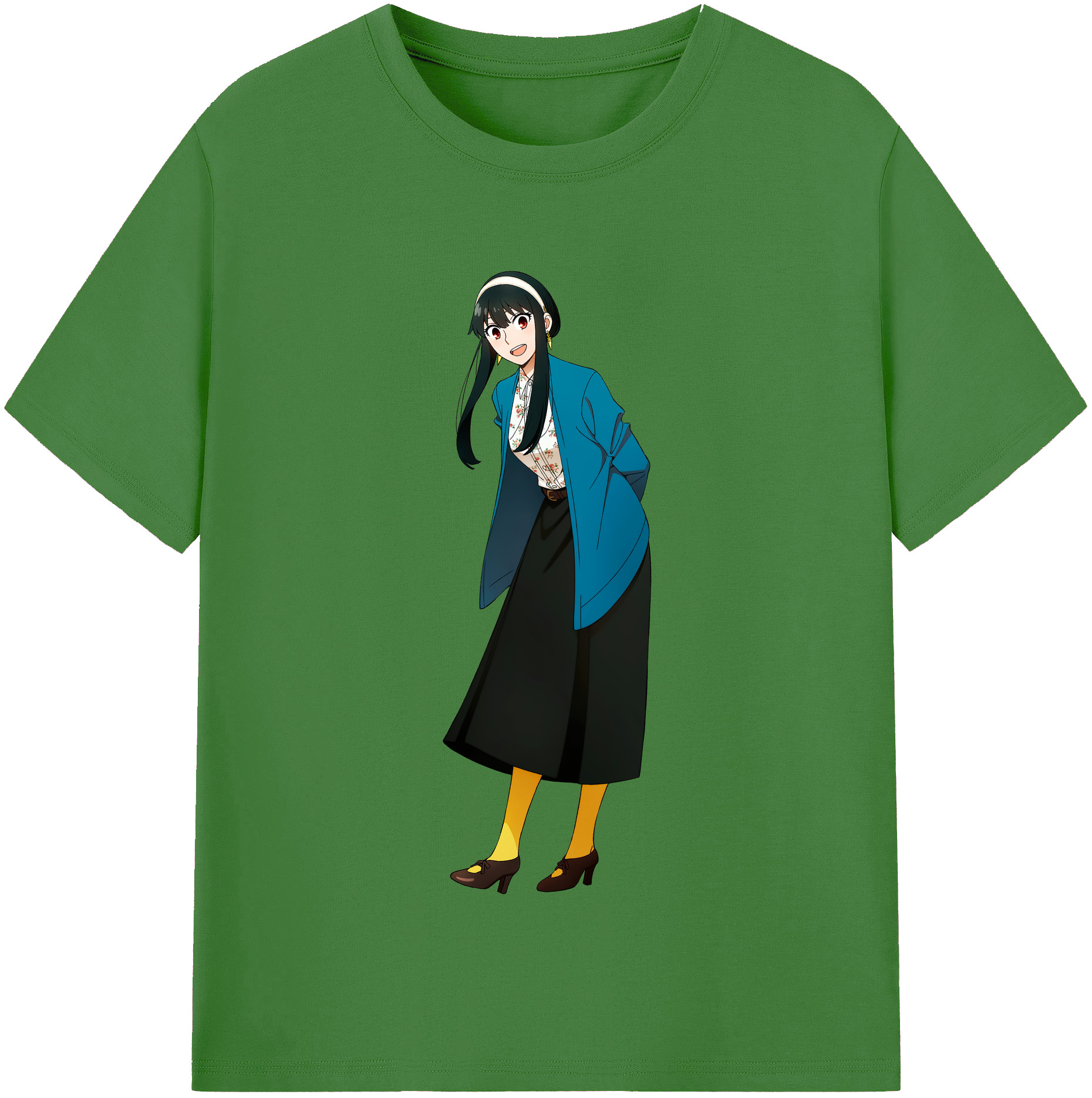 （画像用） SPY×FAMILY间谍家家酒 レディースカジュアルプリントTシャツ（綿100％）